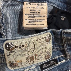 Miss Me Blue Straight Leg Jeans sz-31
